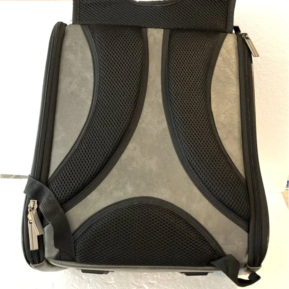 Backpack Cat Carrier - S - Gray - By Boots & Barkley (NEW) Up To 15#